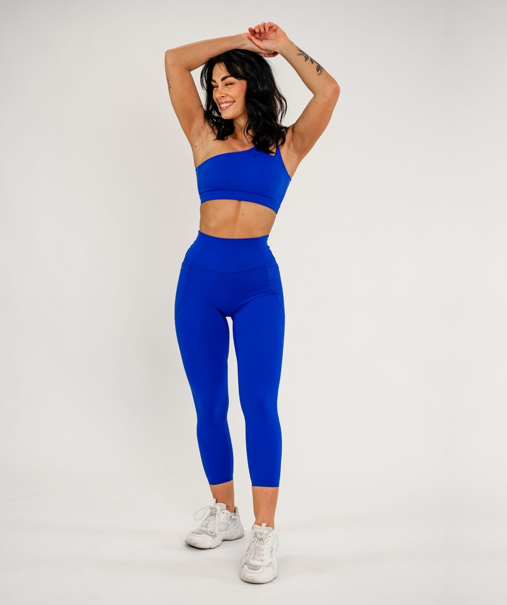 Jentle - Sola One Shoulder Bra (Dark Blue)