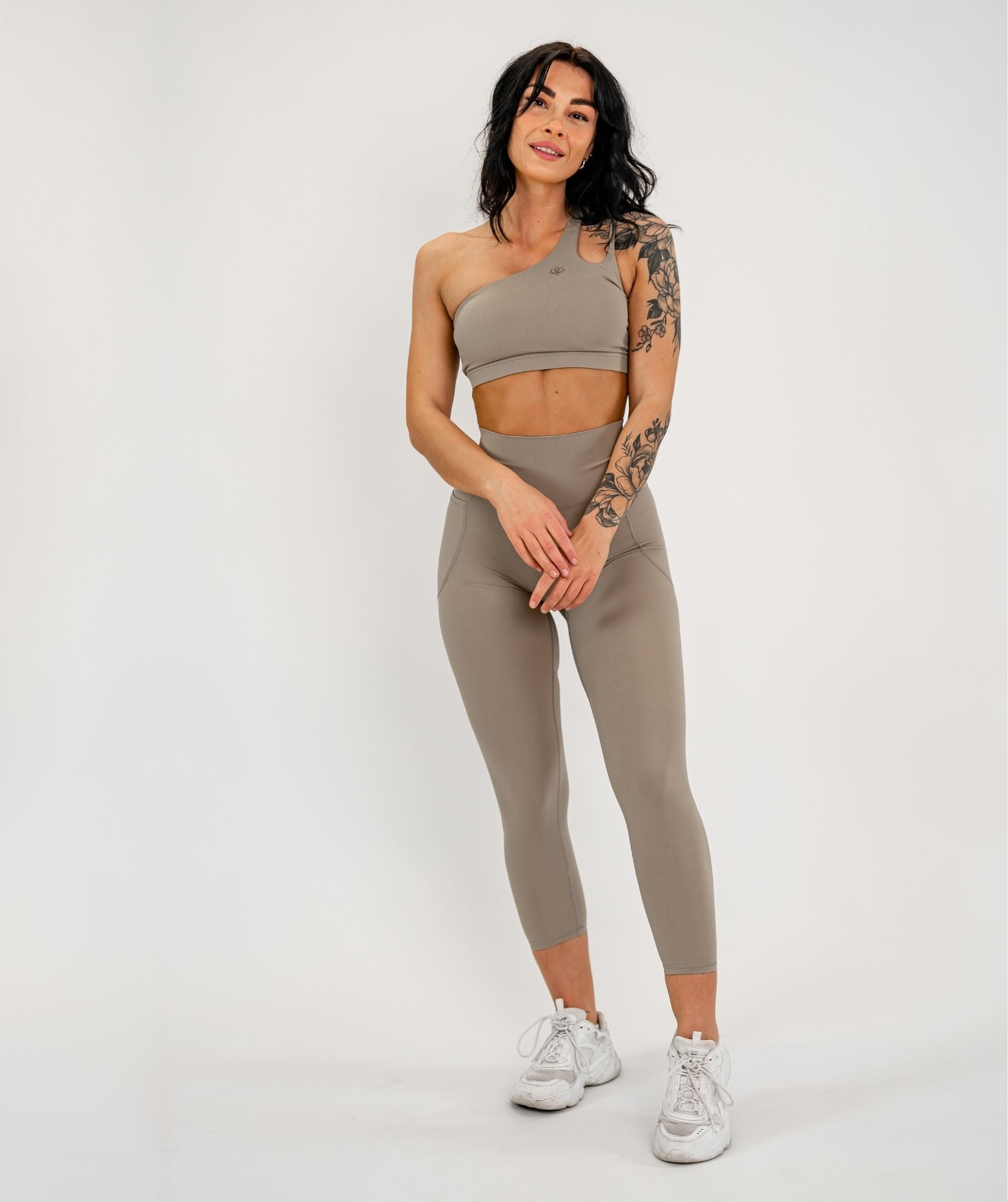 Jentle - Sola One Shoulder Bra (Nude)