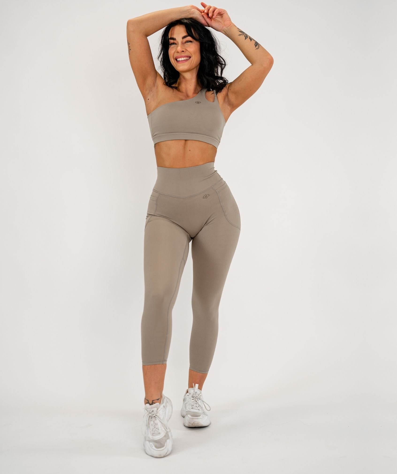 Jentle - Sola One Shoulder Bra (Nude)