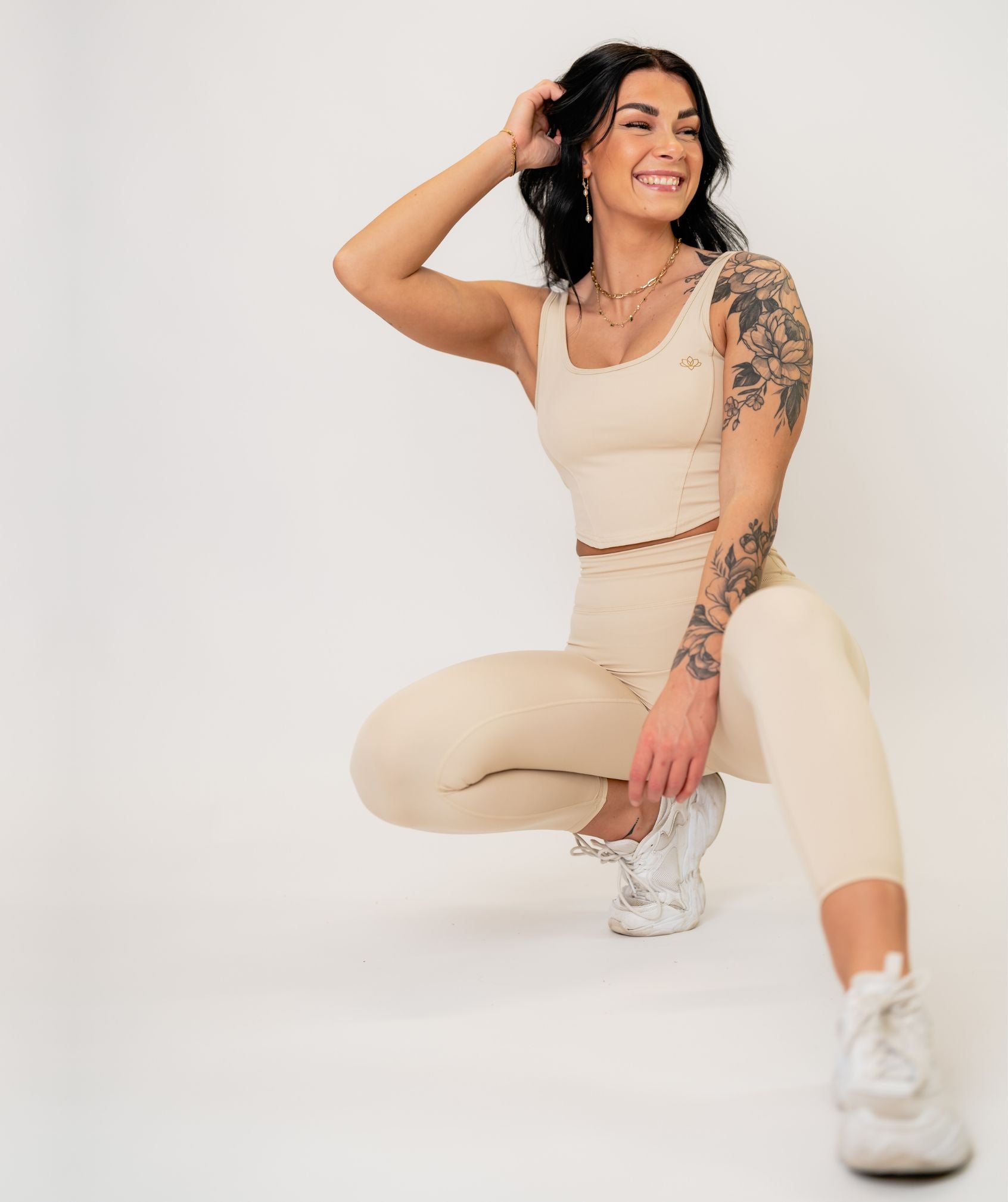 Jentle - Taylor Leggings (Beige)