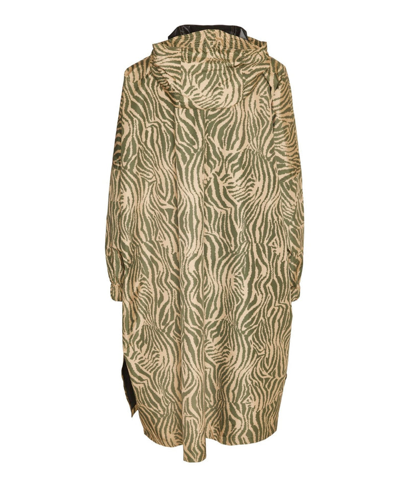 Noisy May - Sky L/S Printed Rainponcho (Nomad Zebra Kalamata)