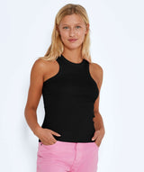 Noisy May - Maya S/L Halter Neck Top (Black)