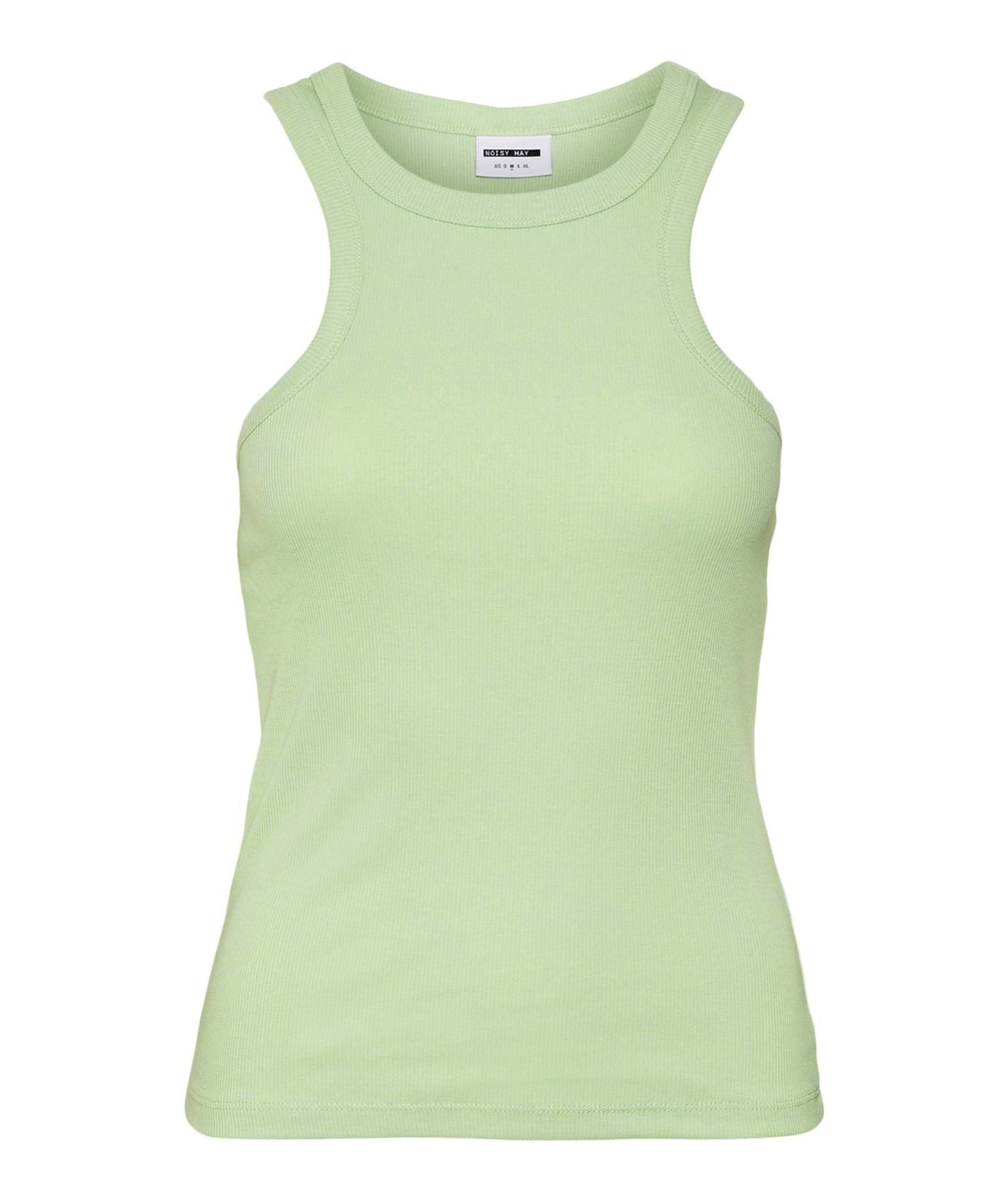 Noisy May - Maya S/L Halter Neck Top (Quiet Green)