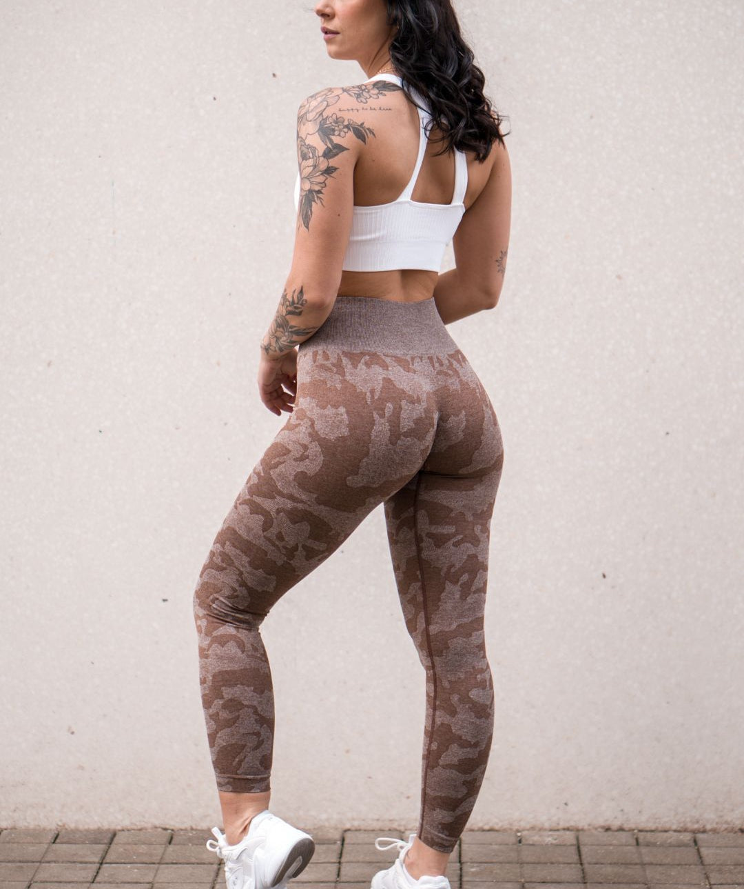 Camo Leggings (Brown)