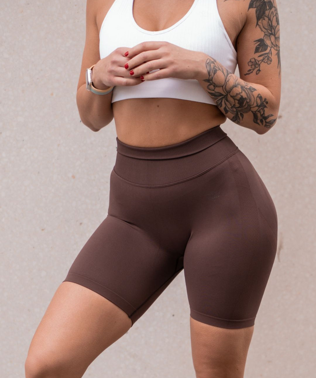 Energy Scrunch Shorts (Brown)