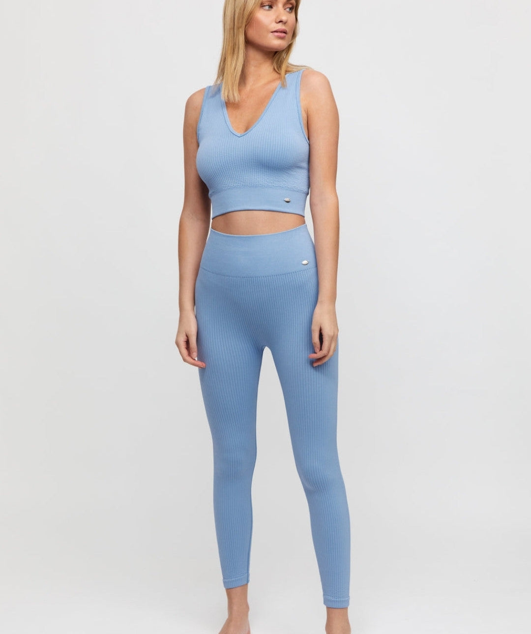 Drop of Mindfulness - Nina Leggings (Daylight Blue)