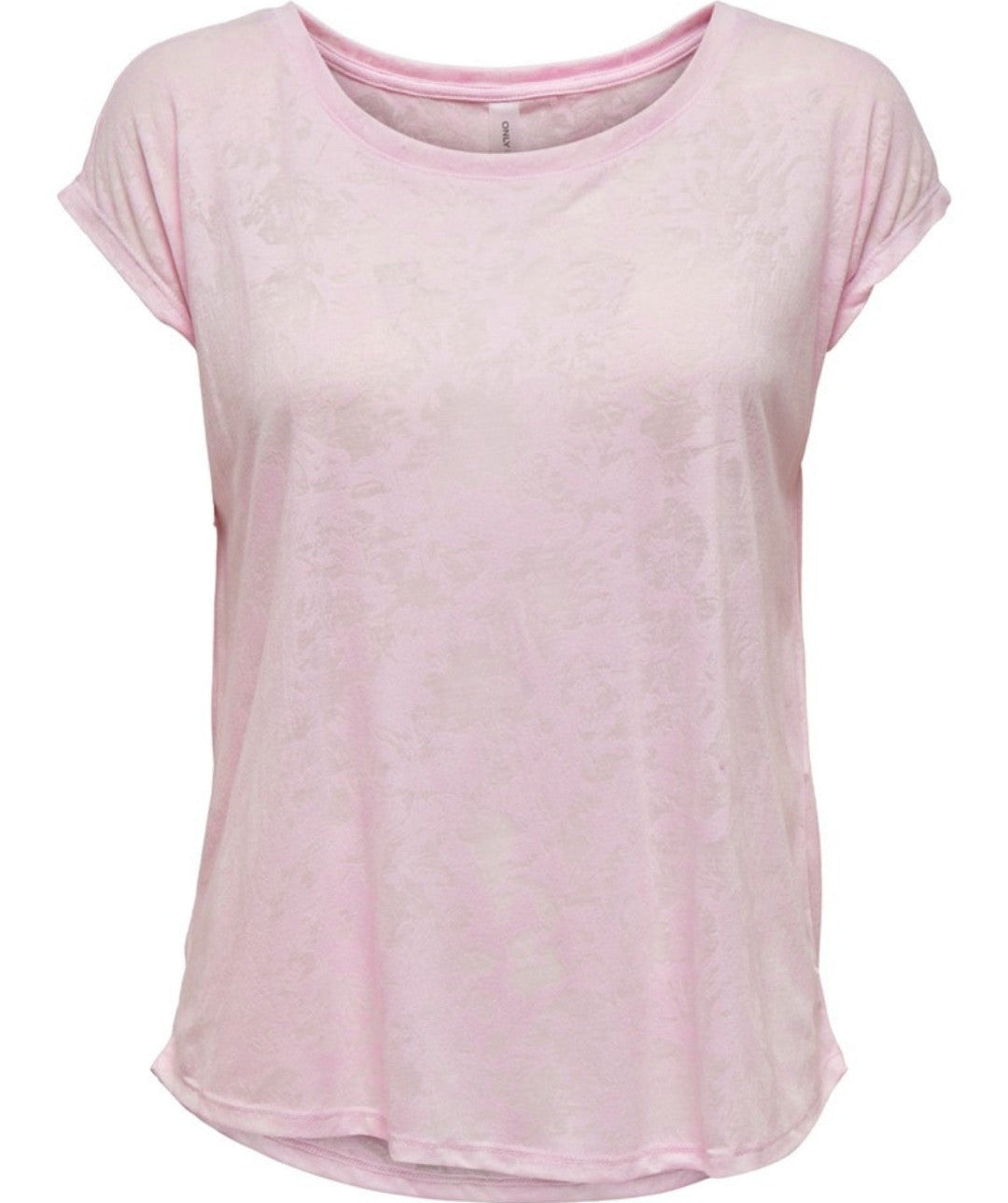 Only Play - Betta Curved Burnout SS Tee (Light Lilac)