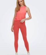 Only Play - Betta SL Burnout Top (Spiced Coral)