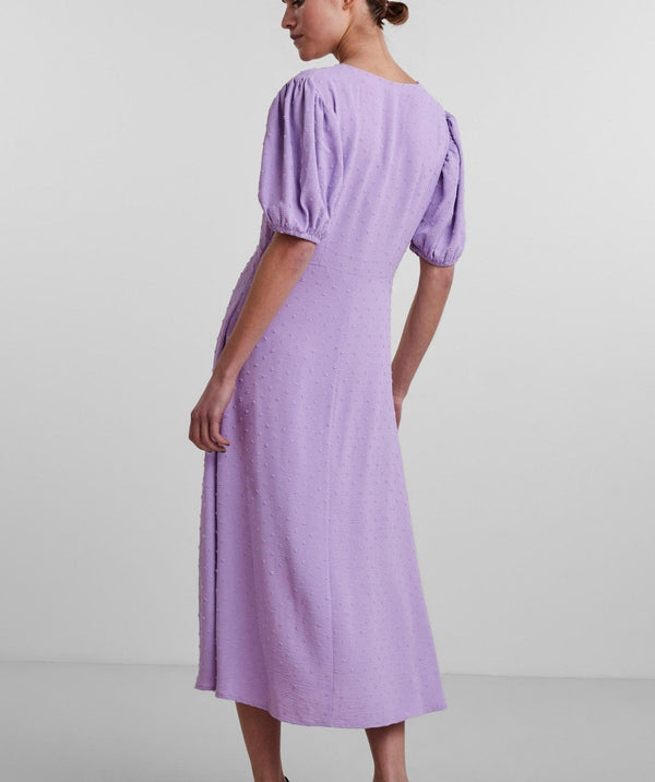 Pieces - Vivi S/S Midi Dress (Lavendula)