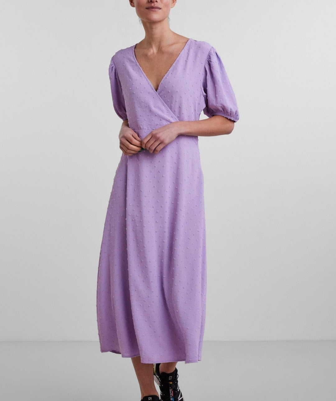 Pieces - Vivi S/S Midi Dress (Lavendula)