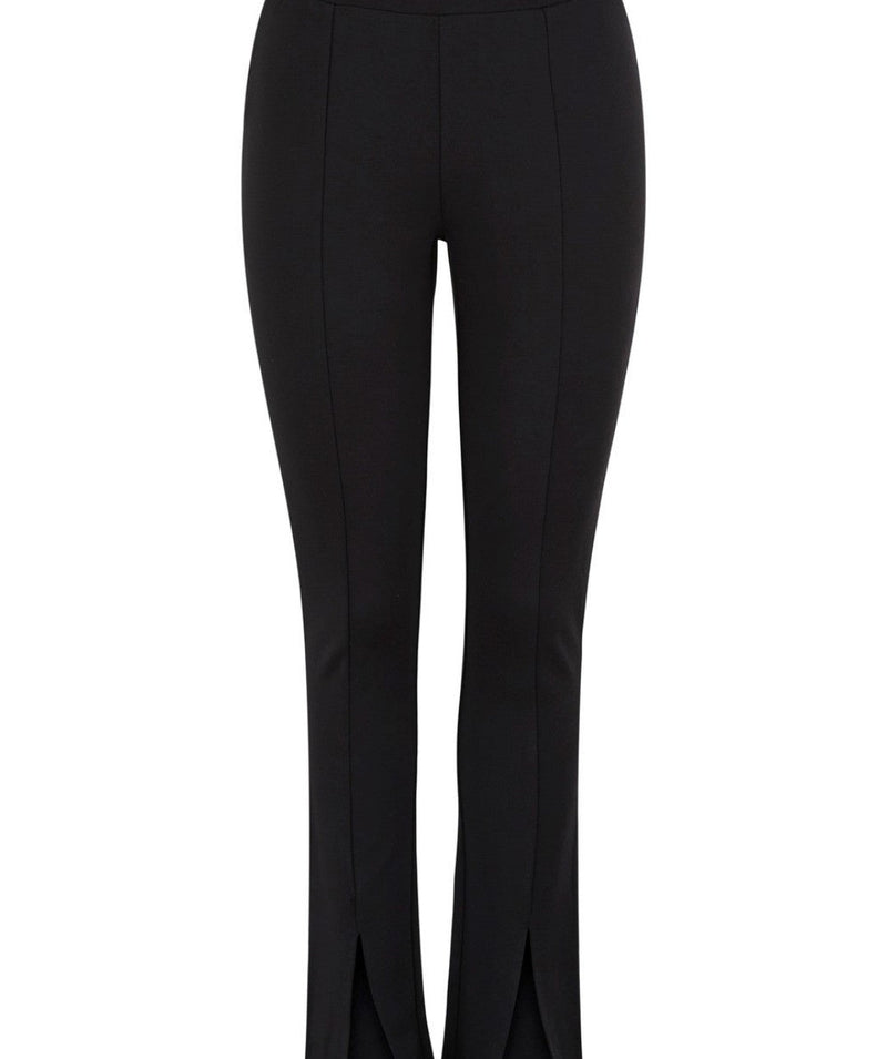 Pieces - Karla Slit Flared Pants (Black)