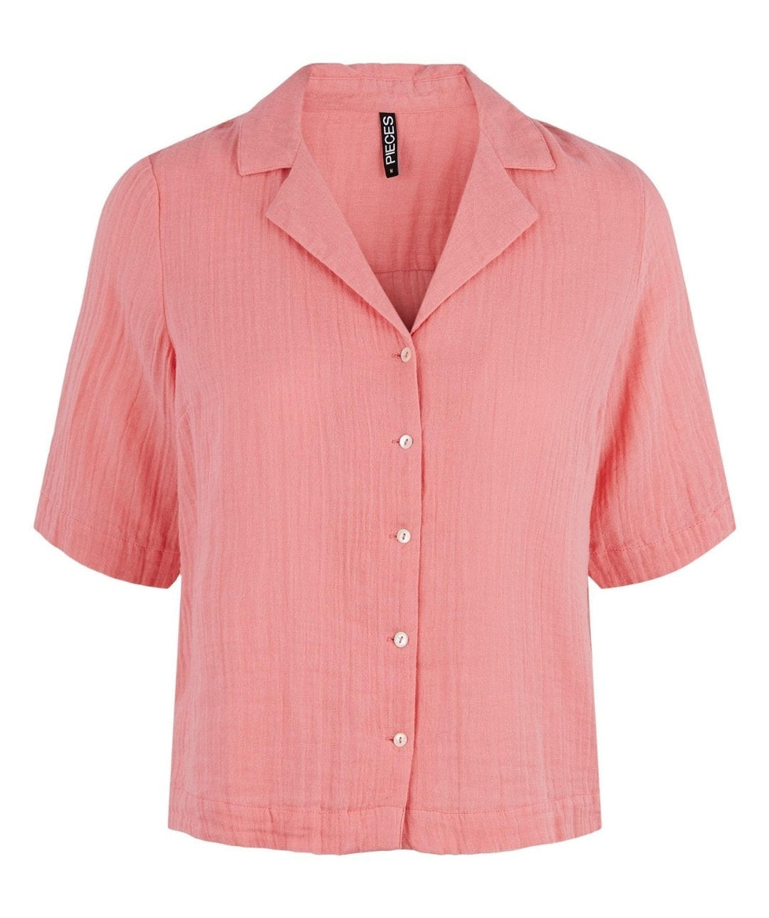 Pieces - Stina 2/4 Shirt (Strawberry Pink)
