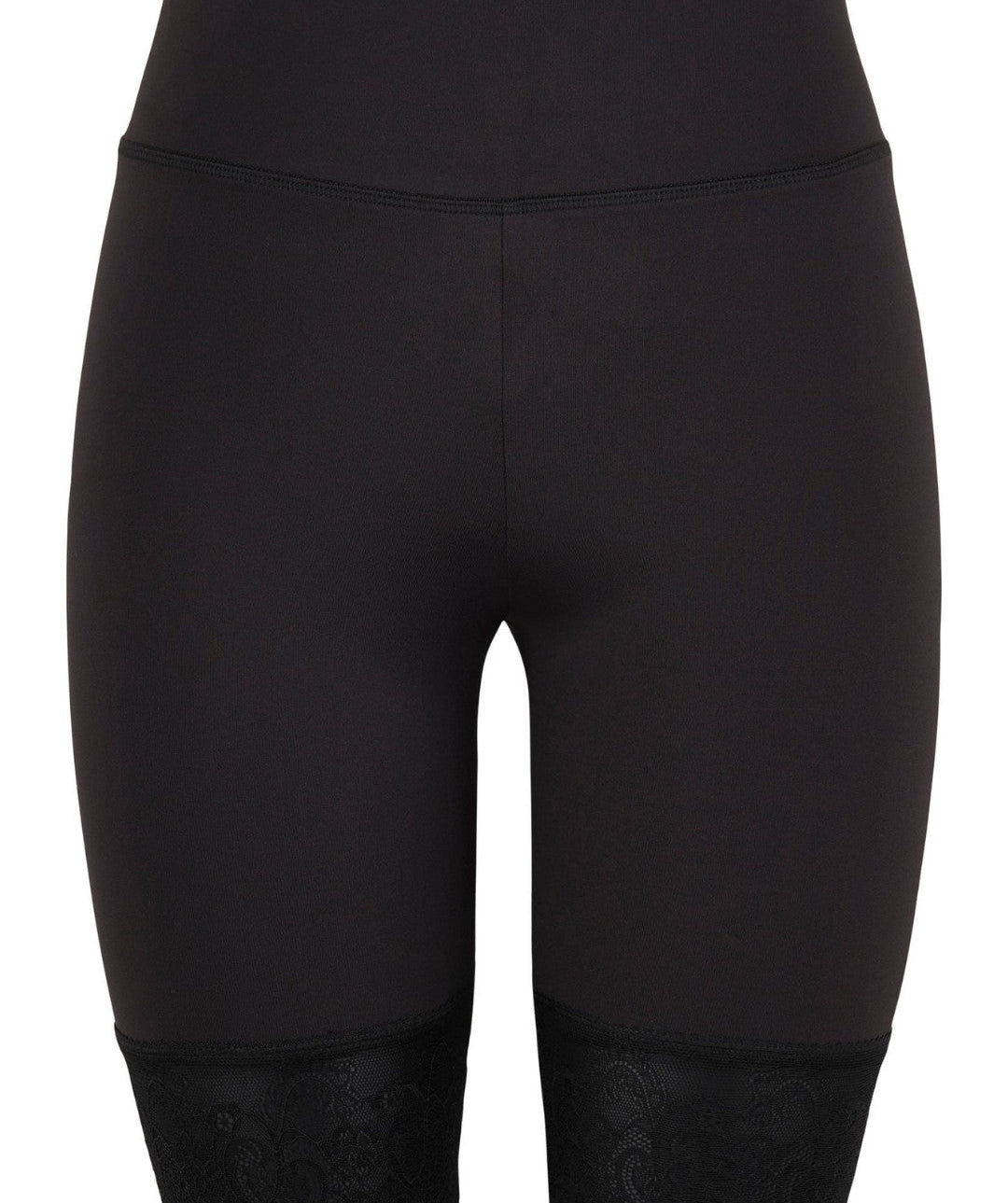 Pieces - Miva HW Lace Bike Shorts (Black)
