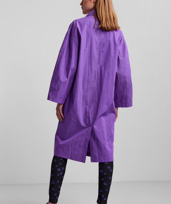 Pieces - Sonnie Coat (Deep Lavender)