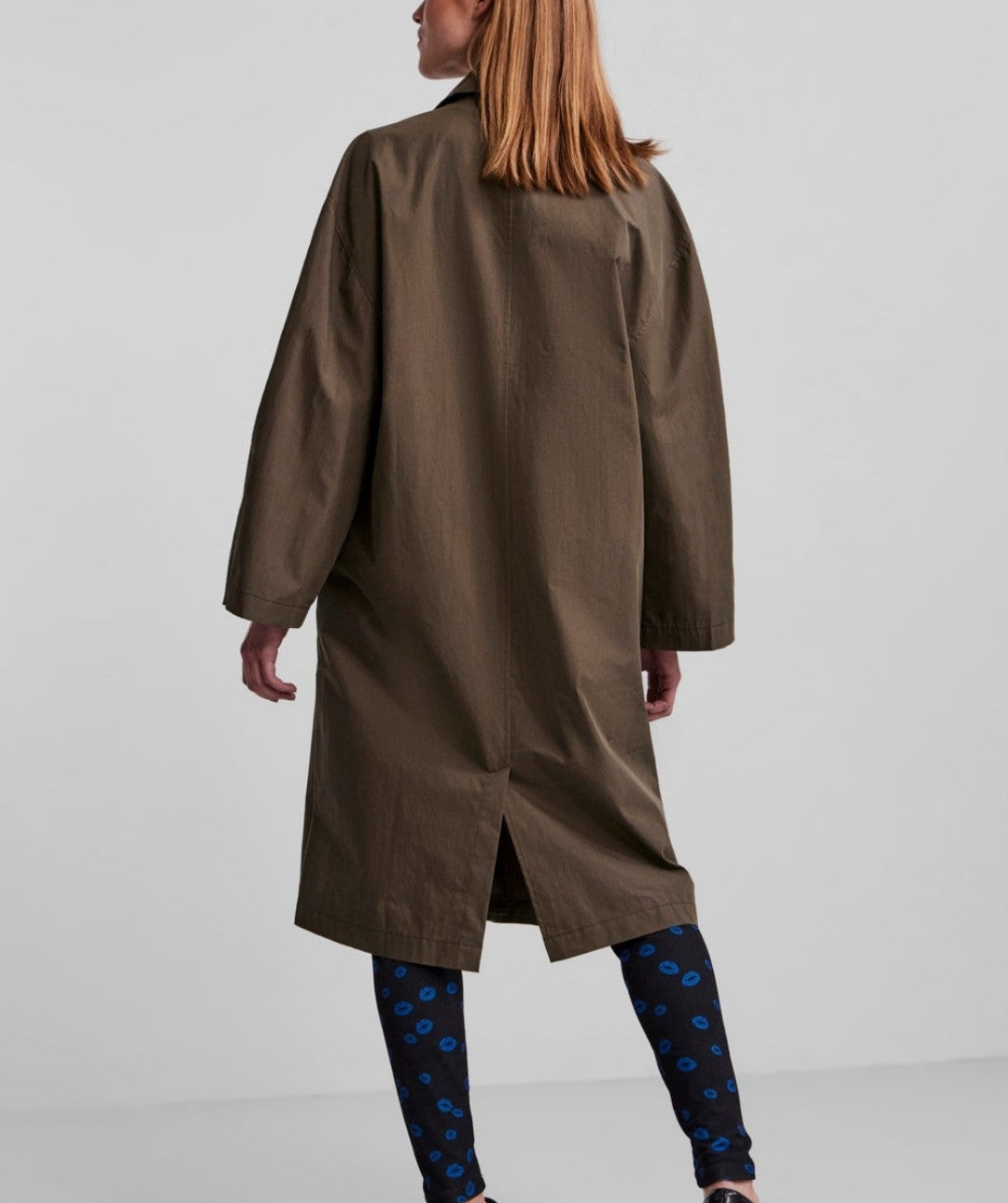 Pieces - Sonnie Coat (Deep Lichen Green)