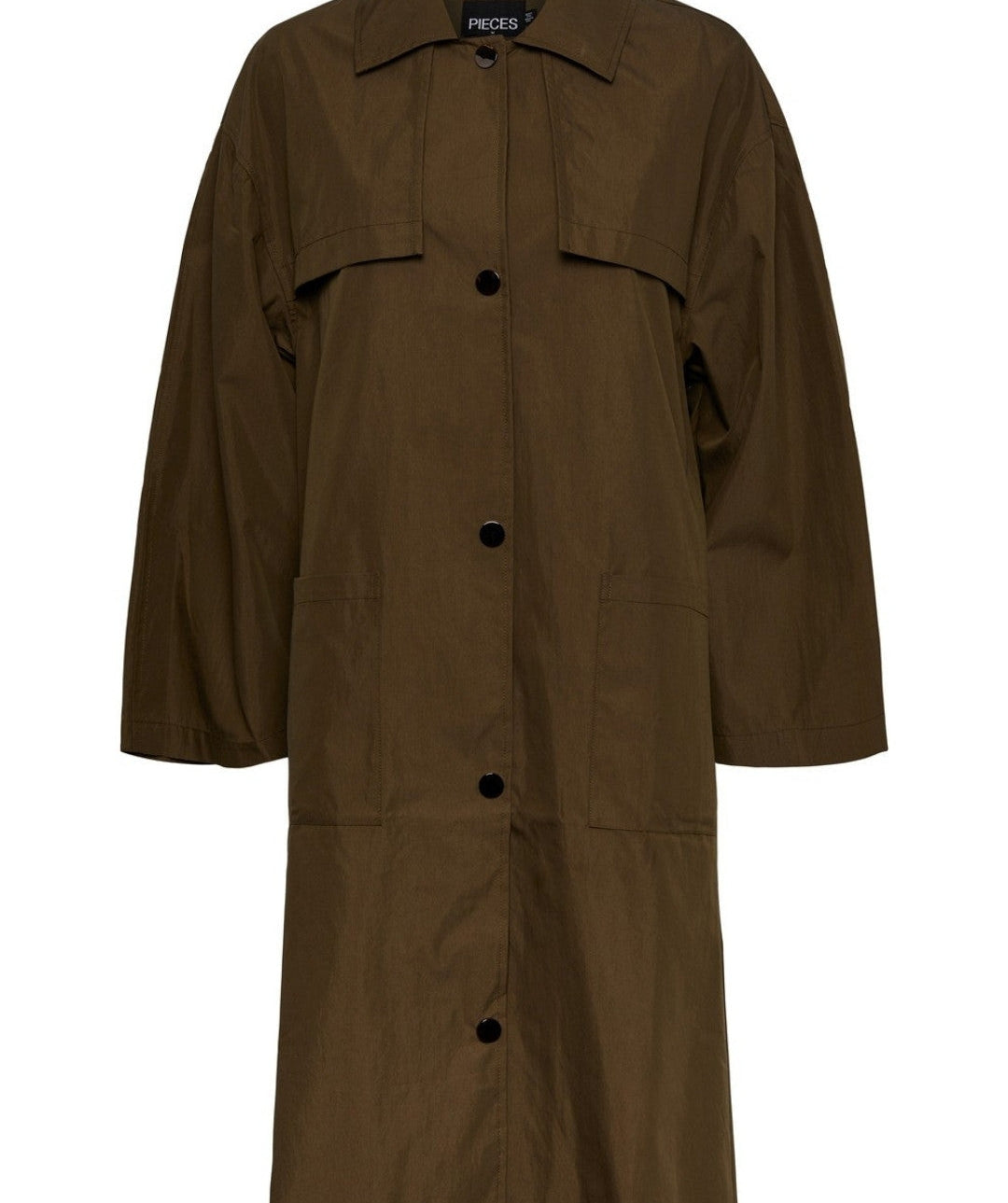 Pieces - Sonnie Coat (Deep Lichen Green)