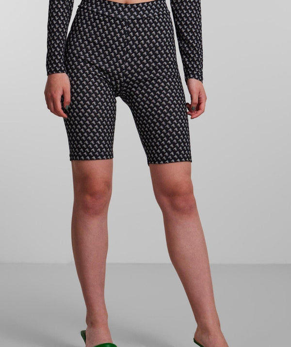 Pieces - Cammi HW Bike Shorts (Black)