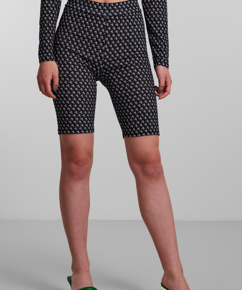 Pieces - Cammi HW Bike Shorts (Black)