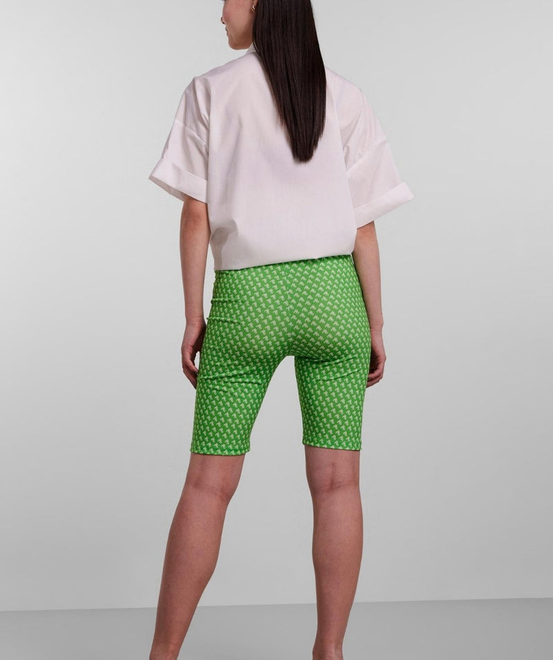 Pieces - Cammi HW Bike Shorts (Poison Green)