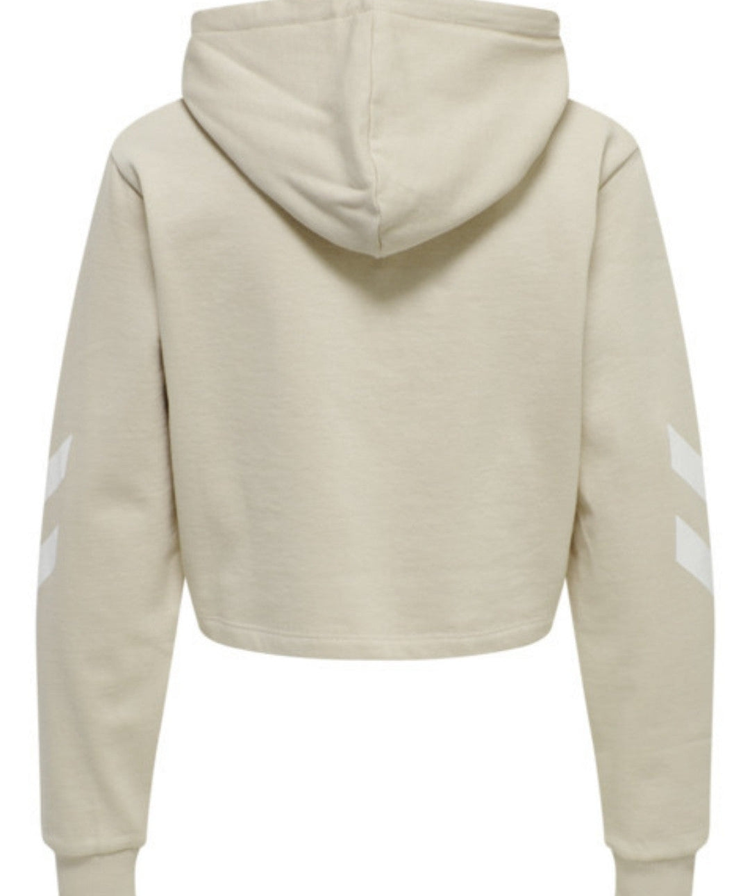 Hummel® - Legacy Cropped Hoodie (Pumice Stone)