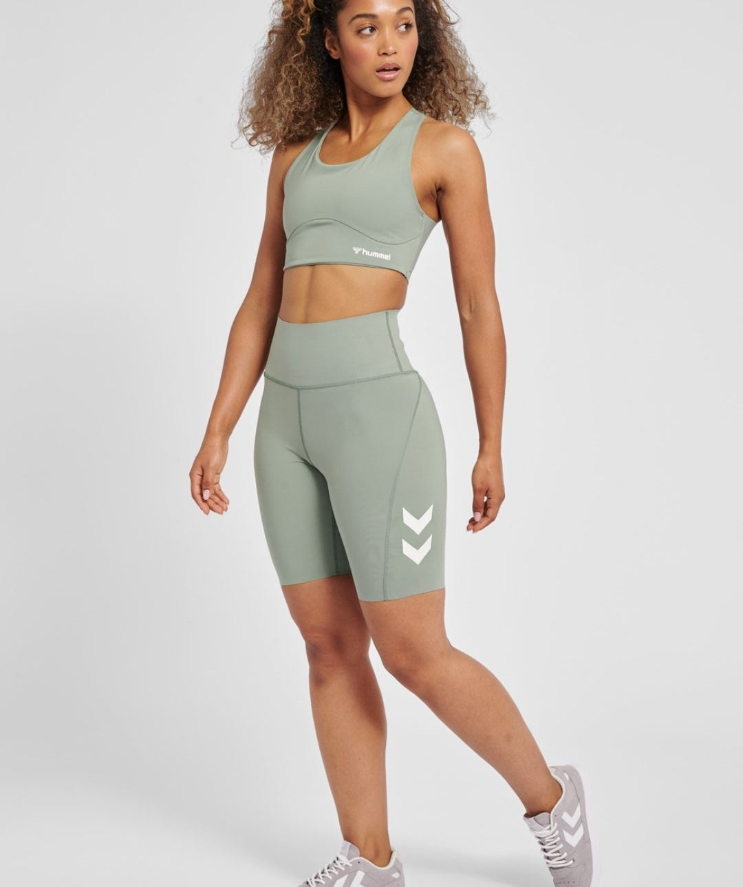 Hummel® - Grace HW Tight Shorts (Lily Pad)