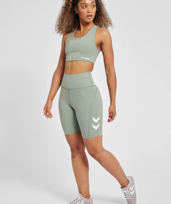 Hummel® - Grace HW Tight Shorts (Lily Pad)