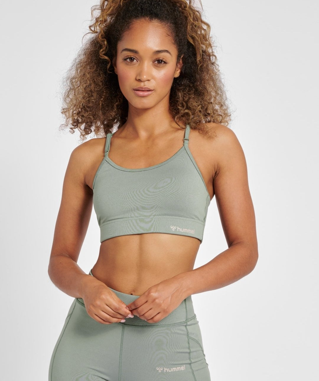 Hummel® - Chipo Padded Sports Bra (Lily Pad)