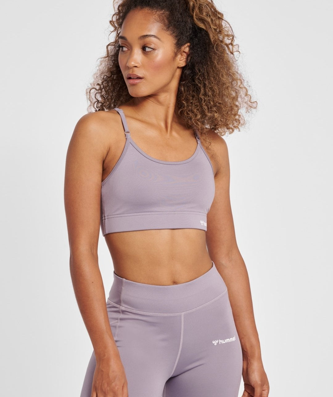 Hummel® - Chipo Padded Sports Bra (Minimal Gray)