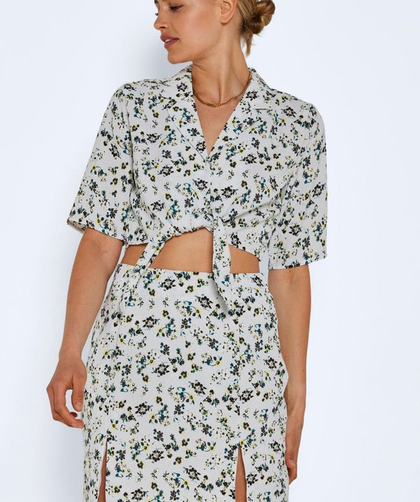 Noisy May - Joe HW Short Skirt (Blue/Flower)
