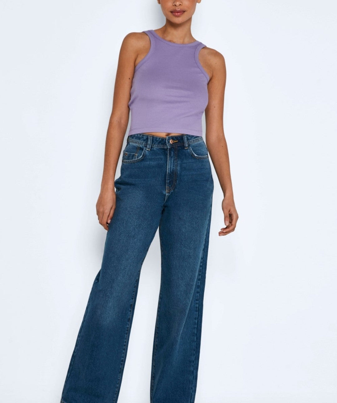 Noisy May - Ribella S/L Top (Chalk Violet)