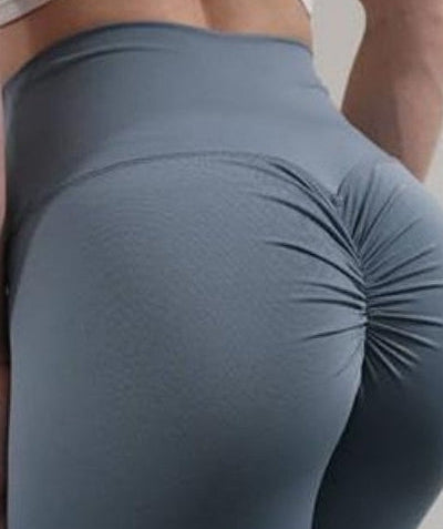 ABS2B - High Waist Leggings Marilyn (Blå/Grå)