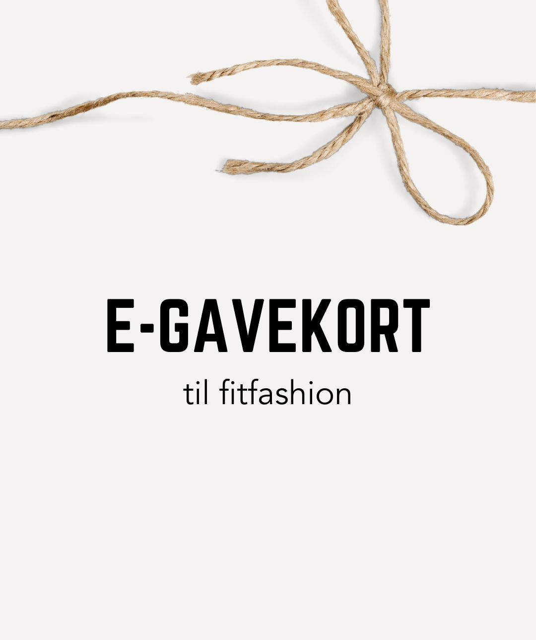 Gavekort - Fitfashion.dk