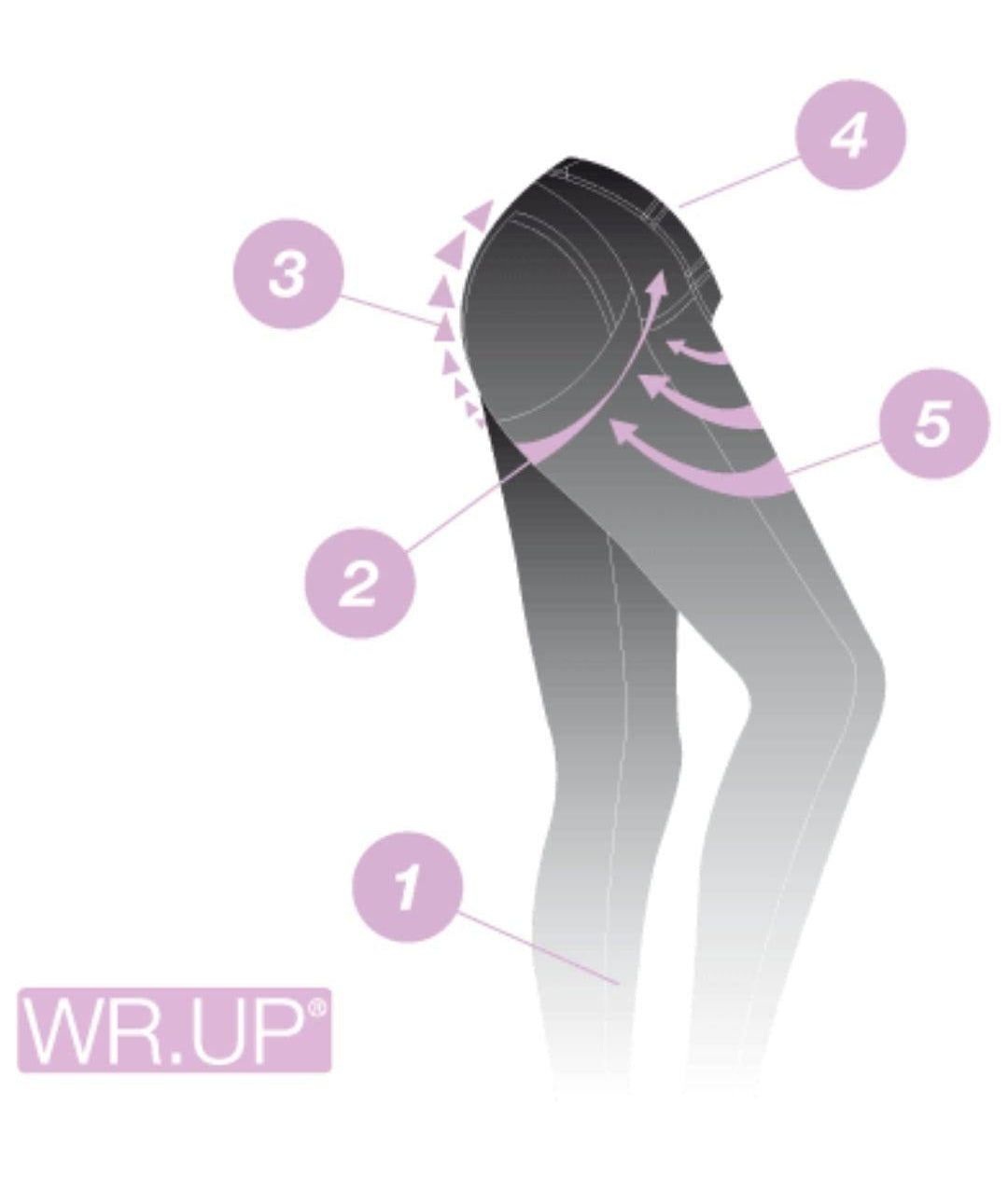 WR.UP® Regular Waist Emana Sort (N) - Fitfashion.dk