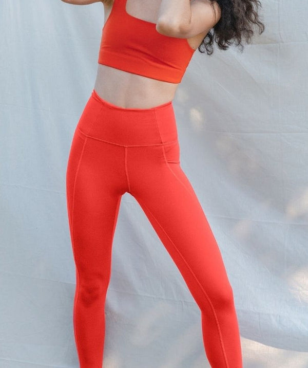 Girlfriend Collective - Compressive Leggings (Tart)