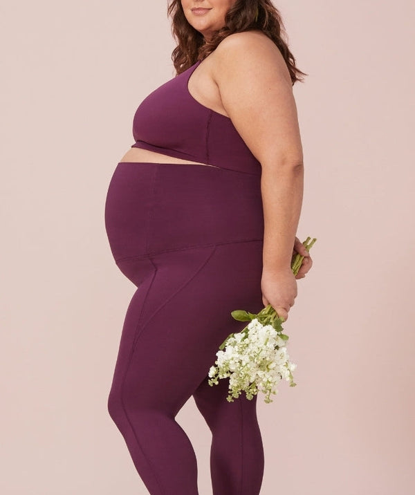 Girlfriend Collective - Maternity Leggings (Plum)