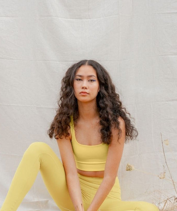 Girlfriend Collective - Paloma Sportsbh (Chartreuse)