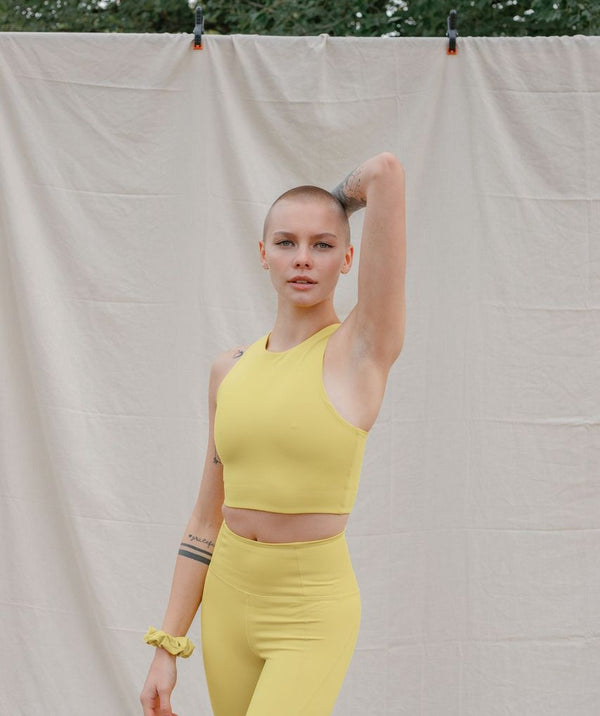 Girlfriend Collective - Biker Shorts (Chartreuse)