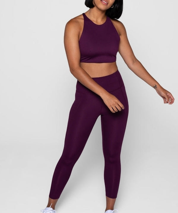 Girlfriend Collective - Compressive Leggings (Plum)
