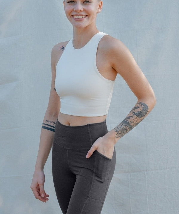 Girlfriend Collective - Pocket Leggings (Moon)