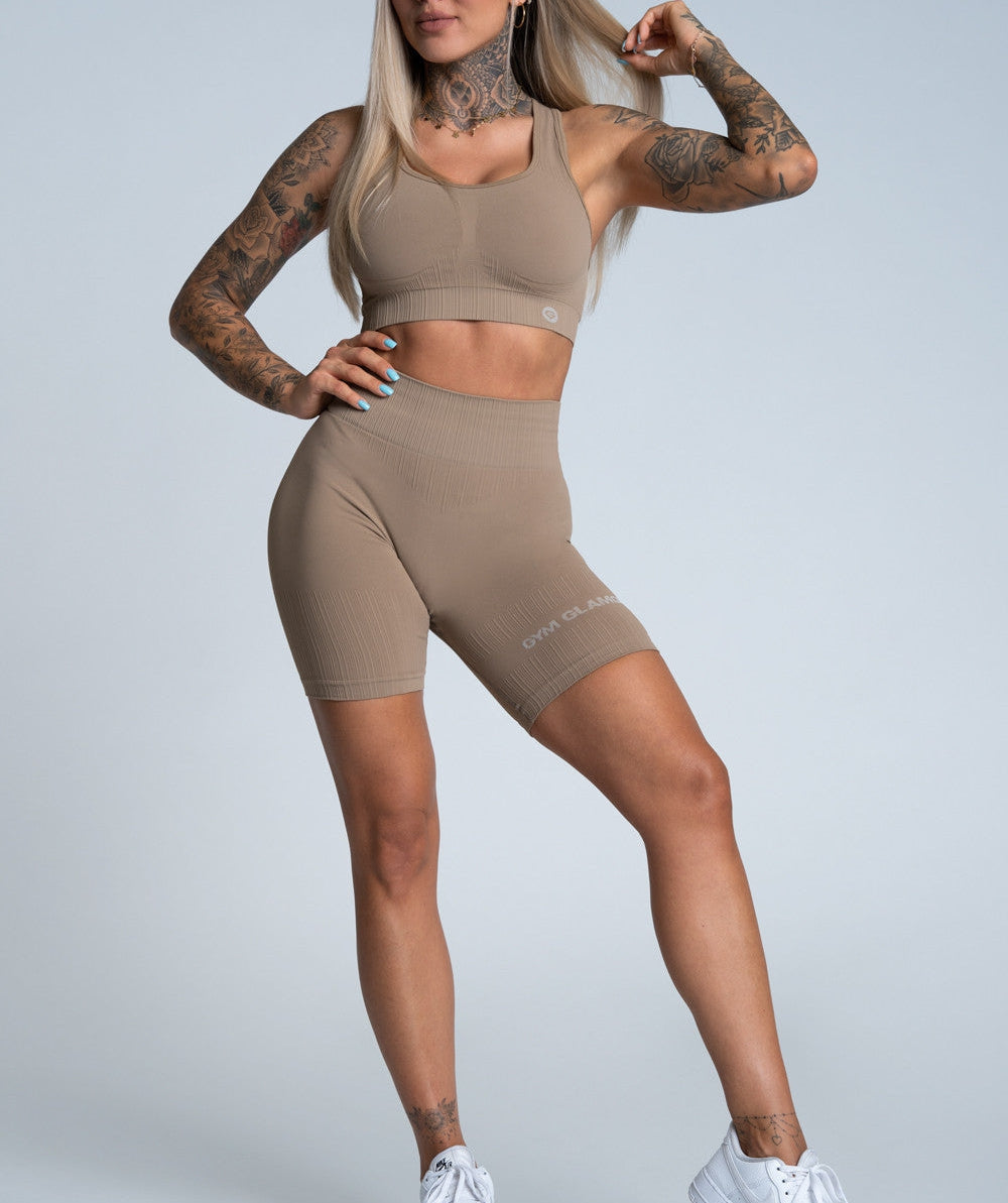 Gym Glamour - Mimi Biker Shorts (Nude)