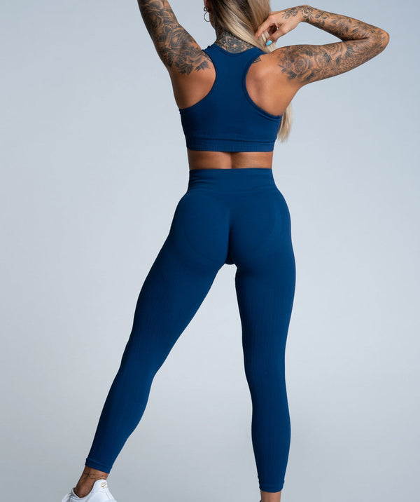 Gym Glamour - Mimi Seamless Leggings (Classic Blue)