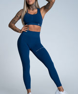 Gym Glamour - Mimi Seamless Leggings (Classic Blue)