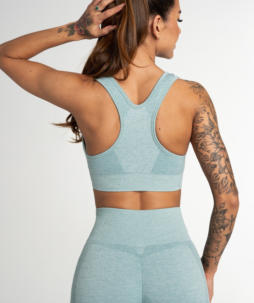 Gym Glamour - Susi Seamless Sportsbh (Green)