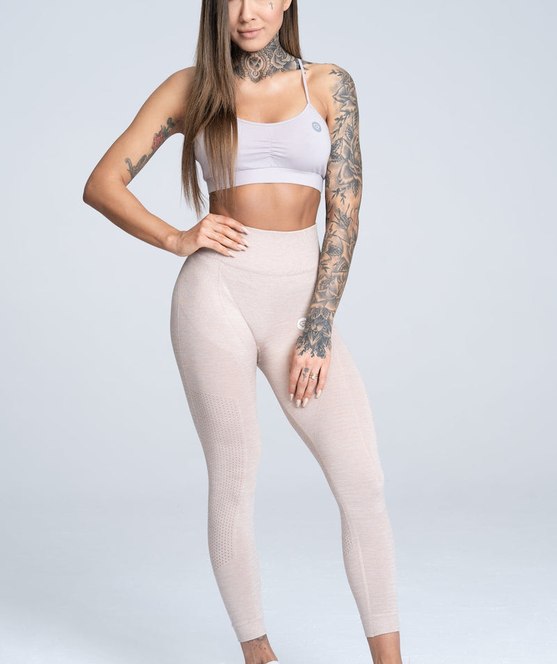 Gym Glamour - Alva Seamless Leggings (Beige)