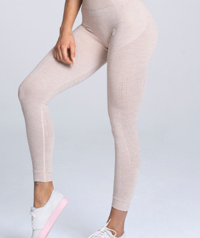 Gym Glamour - Alva Seamless Leggings (Beige)