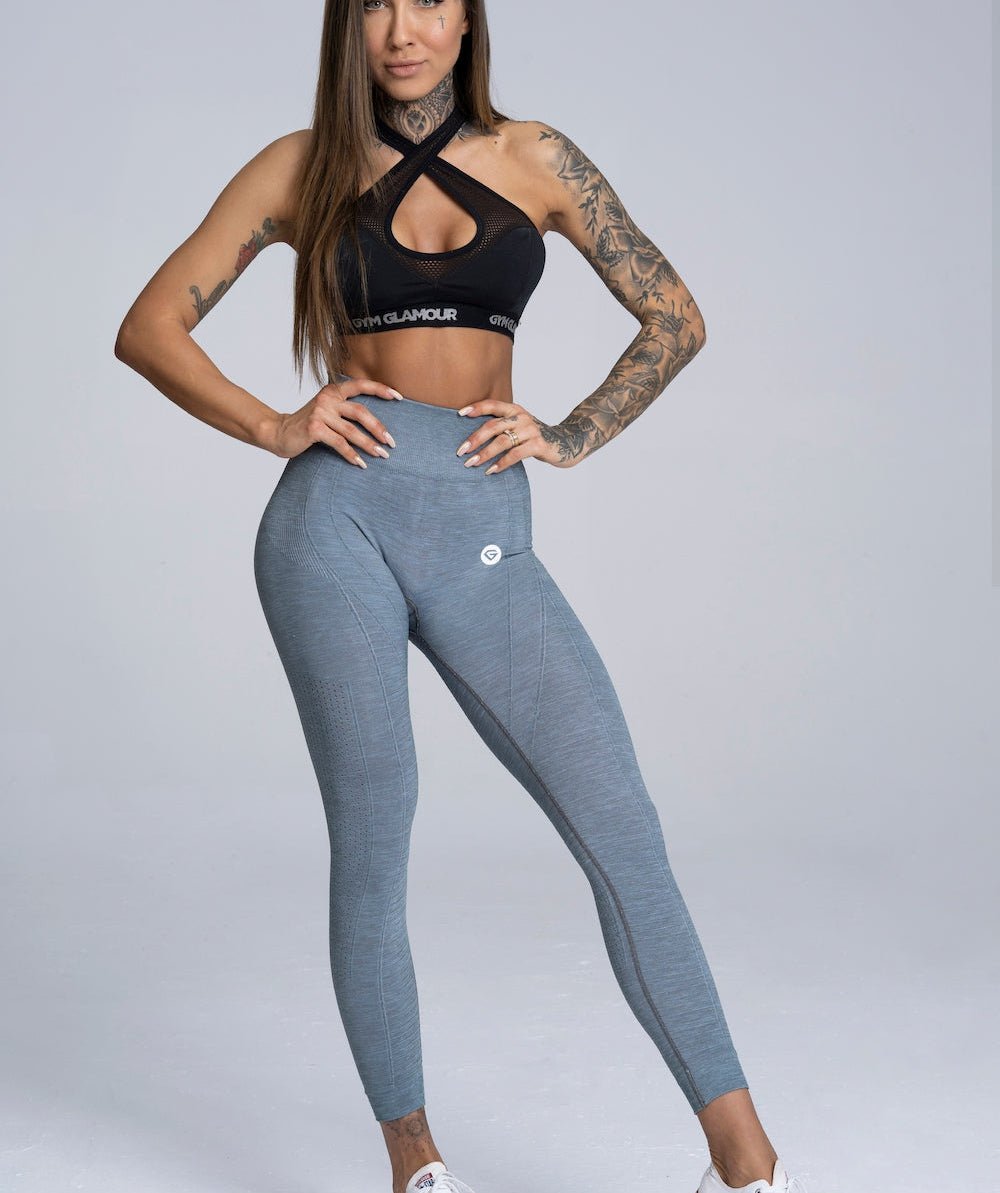 Gym Glamour - Alva Seamless Leggings (Grå)