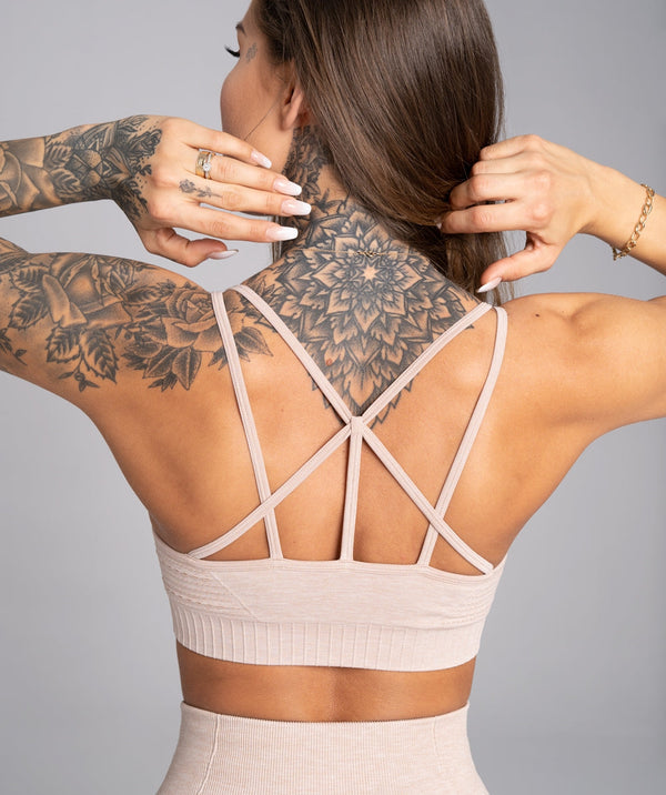 Gym Glamour - Alva Seamless Sportsbra (Beige)