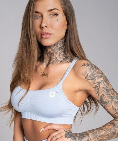 Gym Glamour - Alva Seamless Sportsbra (Lyseblå)