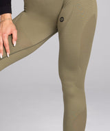 Gym Glamour - Tica Seamless Leggings (Khaki)