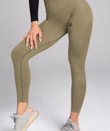Gym Glamour - Tica Seamless Leggings (Khaki)